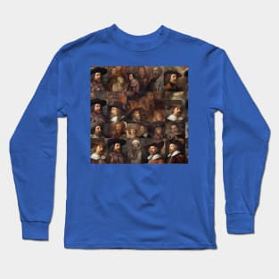 Rembrandt Paintings Mashup Long Sleeve T-Shirt